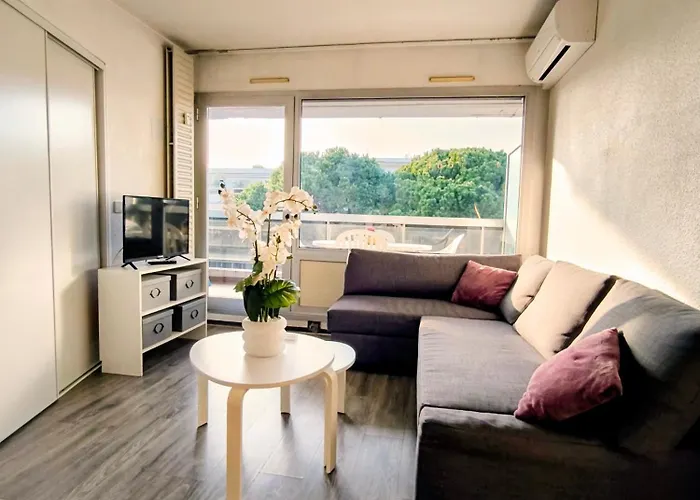 Apartment Tanit Corinthe - Standing Piscine Parking 4 Pers Antibes