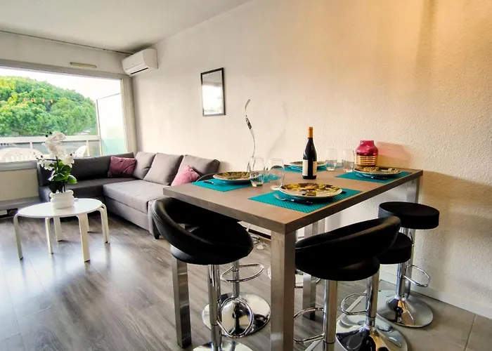 Tanit Corinthe - Standing Piscine Parking 4 Pers Apartment Antibes